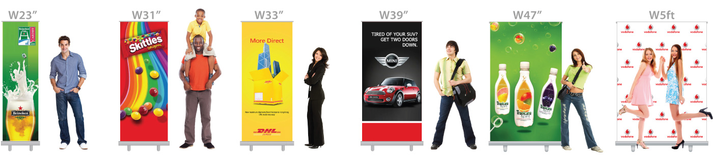 Retractable Banners Size