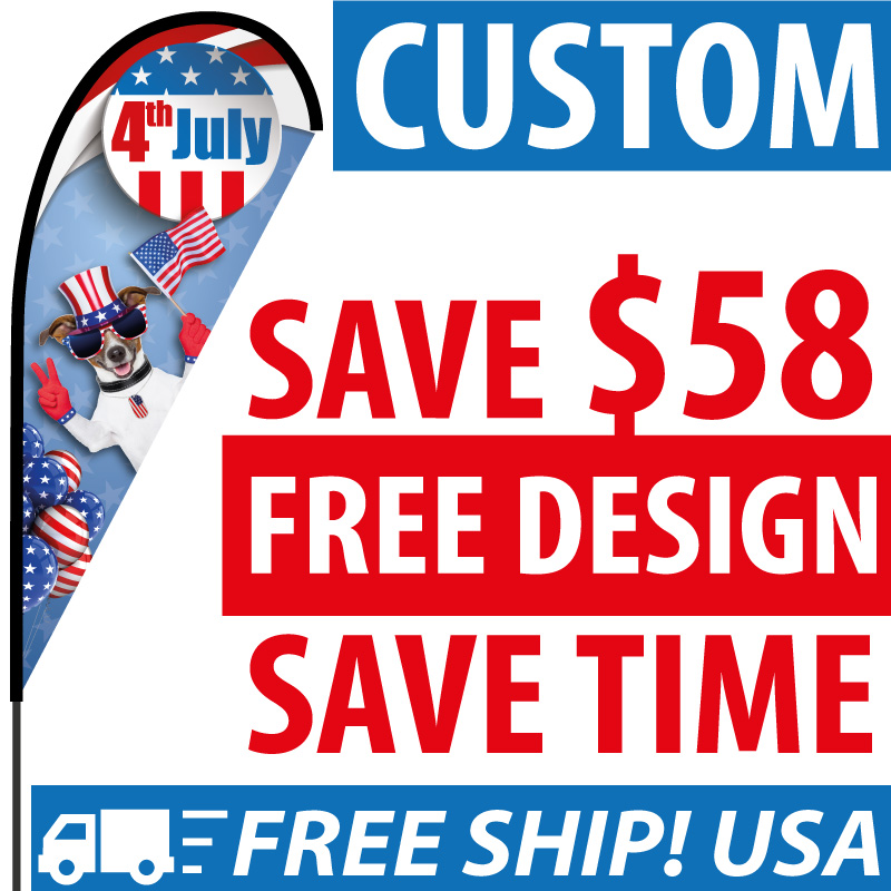 Custom Feather Flags | eyeBanner