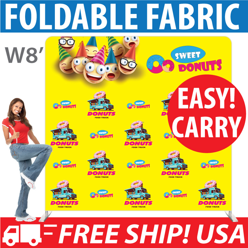Tension Fabric Displays, source : retractable-banner-stands.com